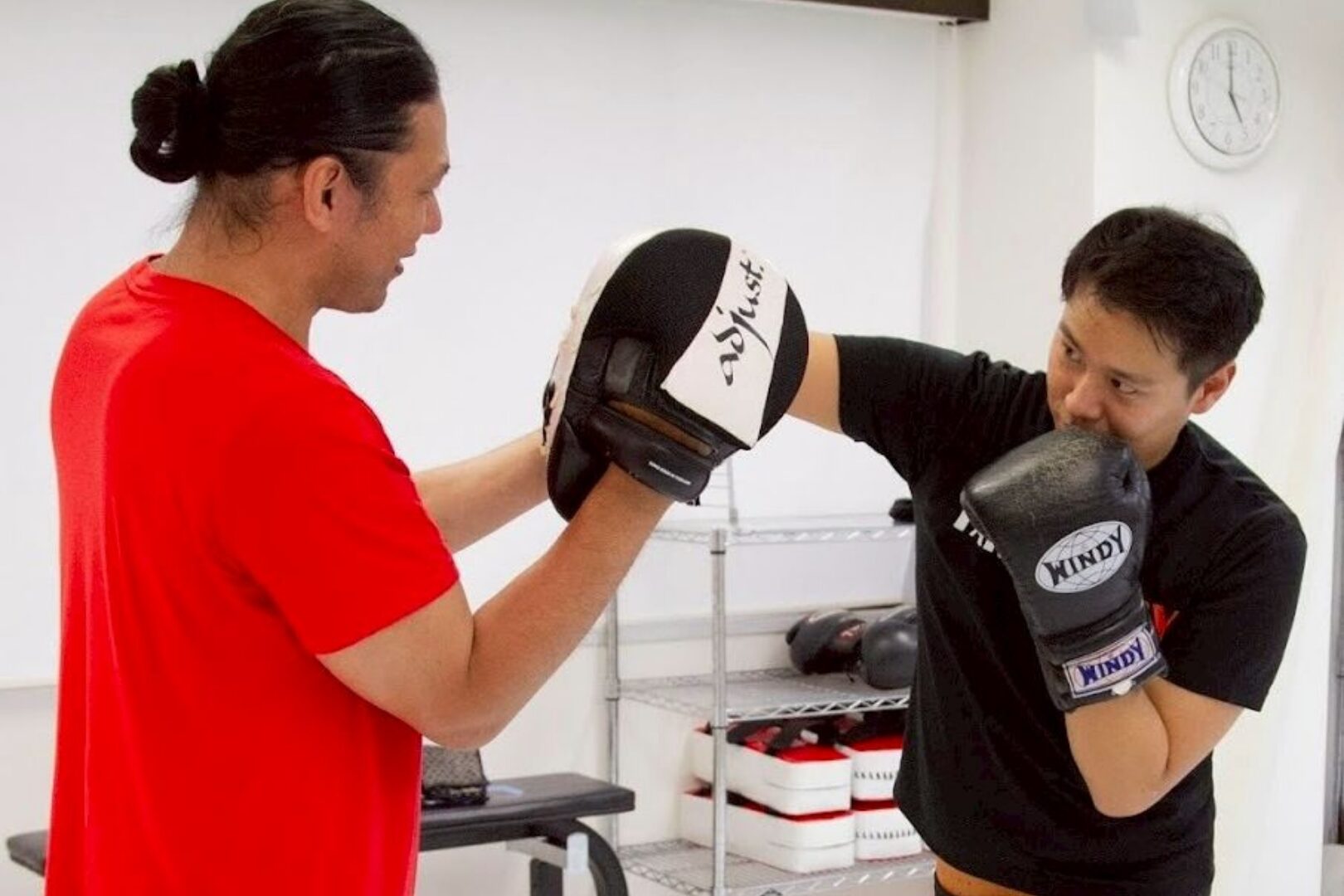 ボクシングトレーニングの様子