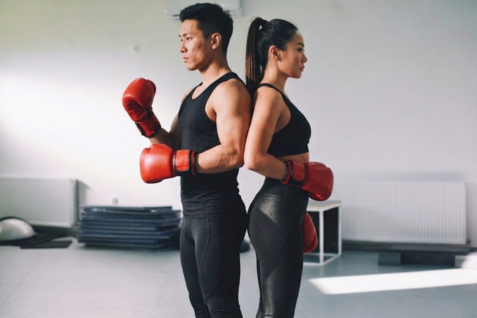 ボクシングトレーニングの様子